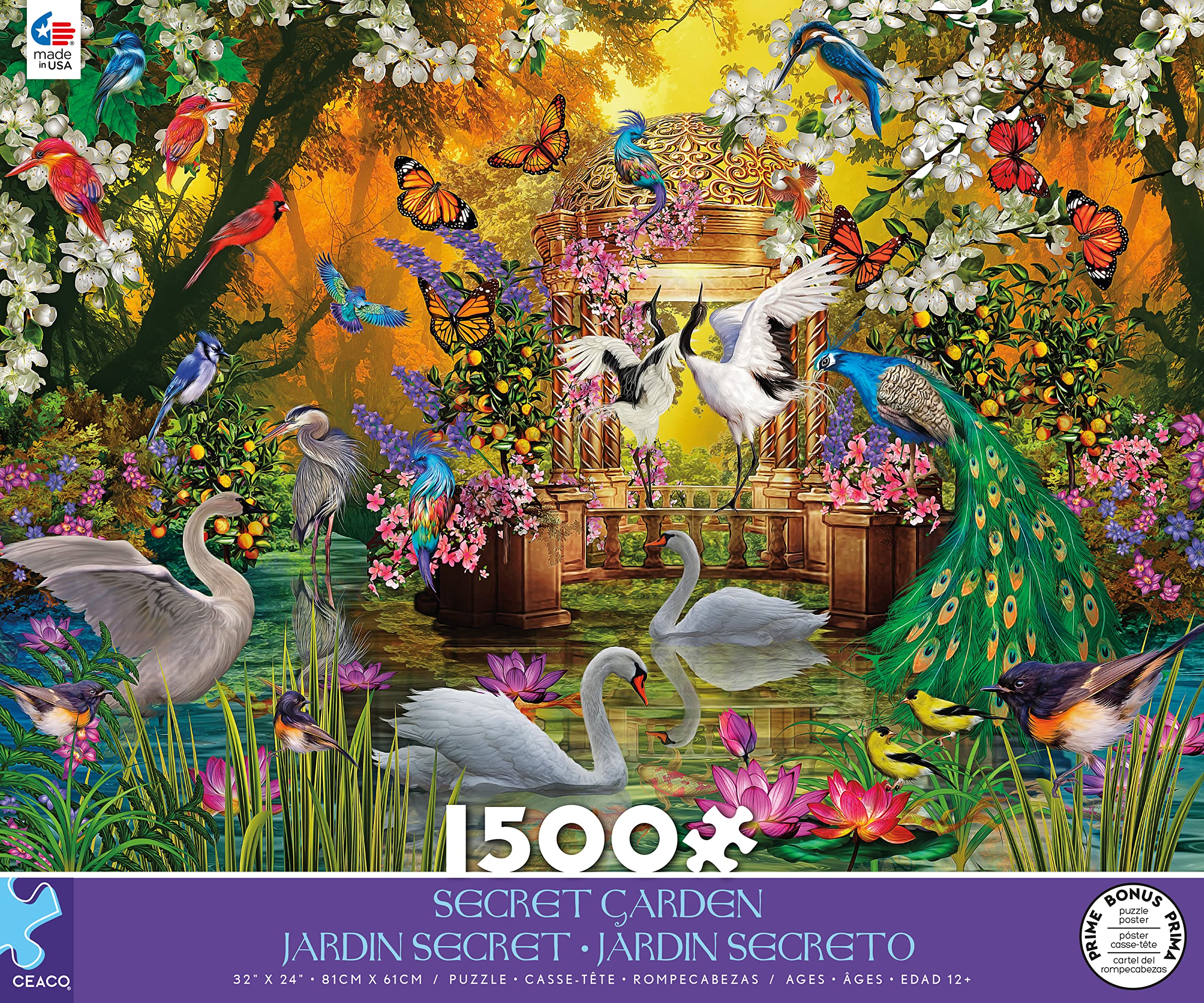 Amazon | Garden of Paradise (1500 Pieces) | ジグソーパズル | おもちゃ