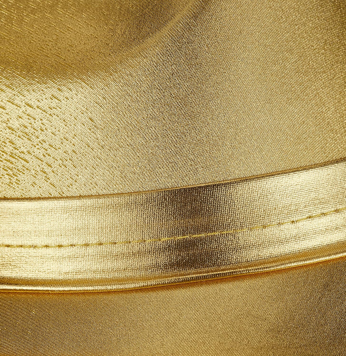 amscan mens Fedoras Hat, Gold, One Size US : Everything Else