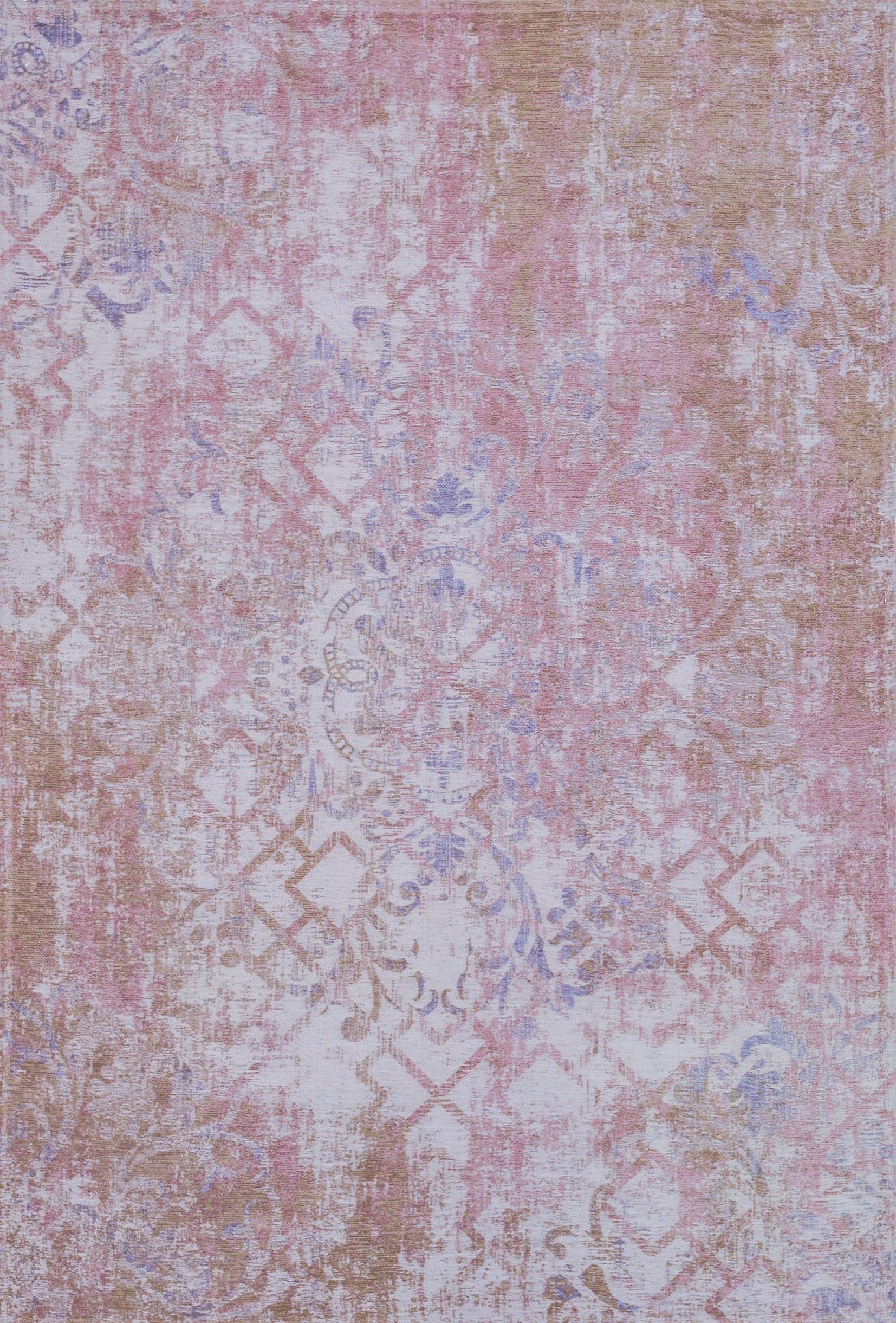 modexClassic Oriental Carpet Fedra Grey, wool, Rose-pink, 140 cm x 200 cm