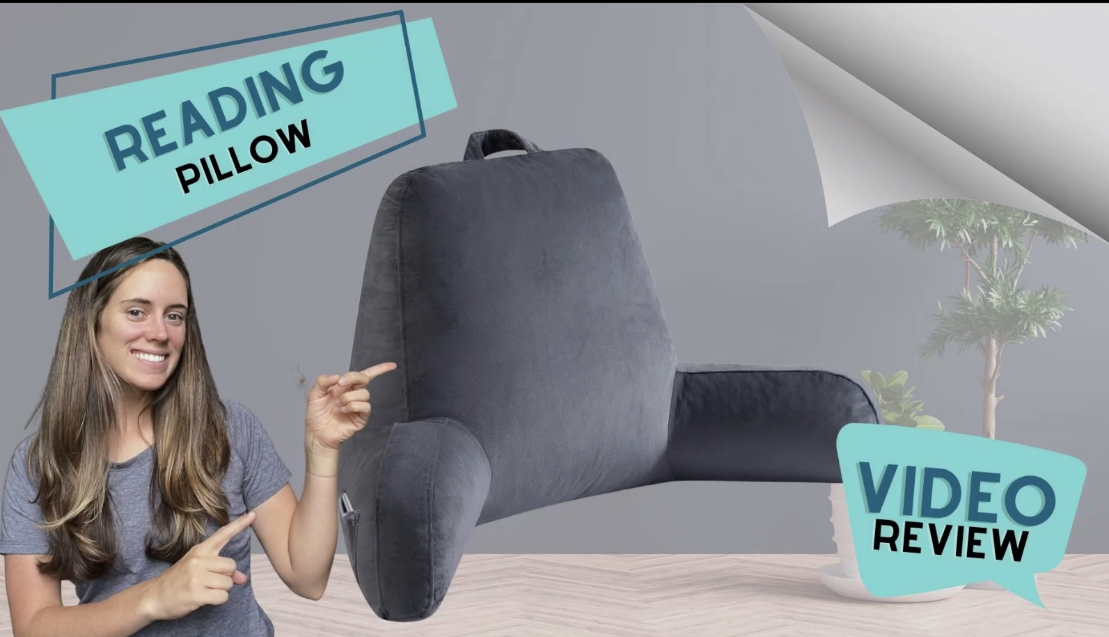 Amazon.com: OAISZ Reading Pillow for Sitting in Bed Adult, Reading