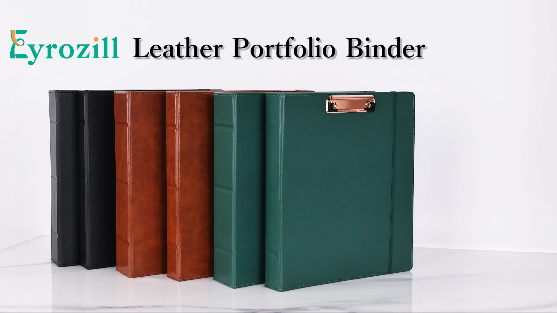 Amazon.com : Eyrozill Professional Leather Binder Portfolio with