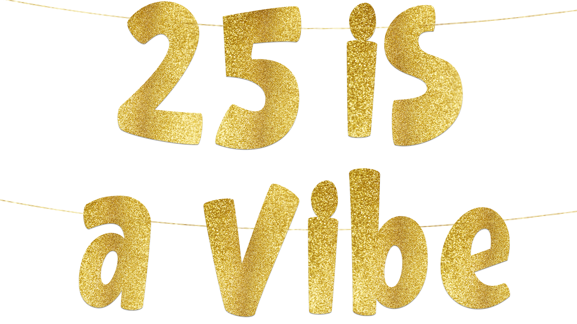 25. Geburtstag Dekoration Set – In Roségold, Mit Banner, Dreieck-Flaggen Und 6 Wirbeln, Für Party-Deko