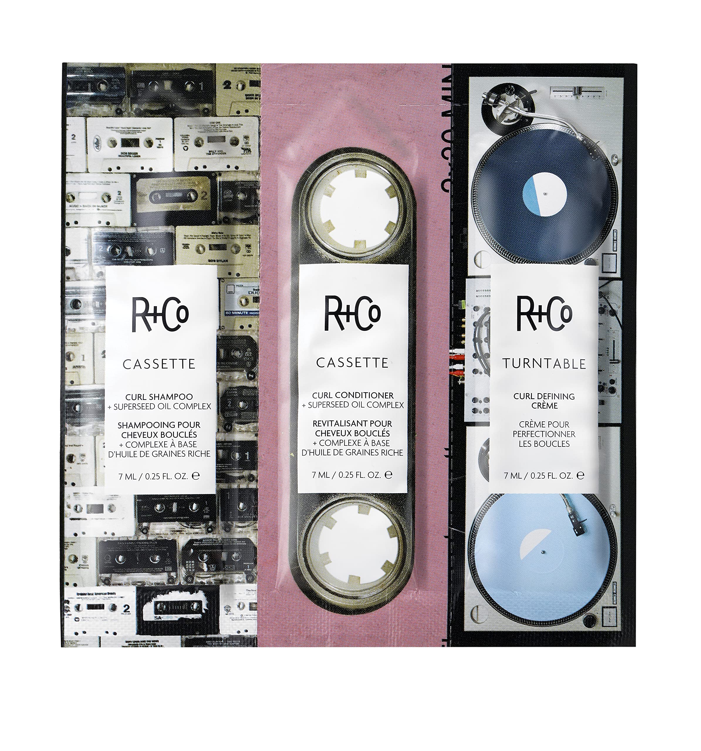 R+CoCurl Trio- Cassette Shampoo/Conditioner + Turn Table Cream
