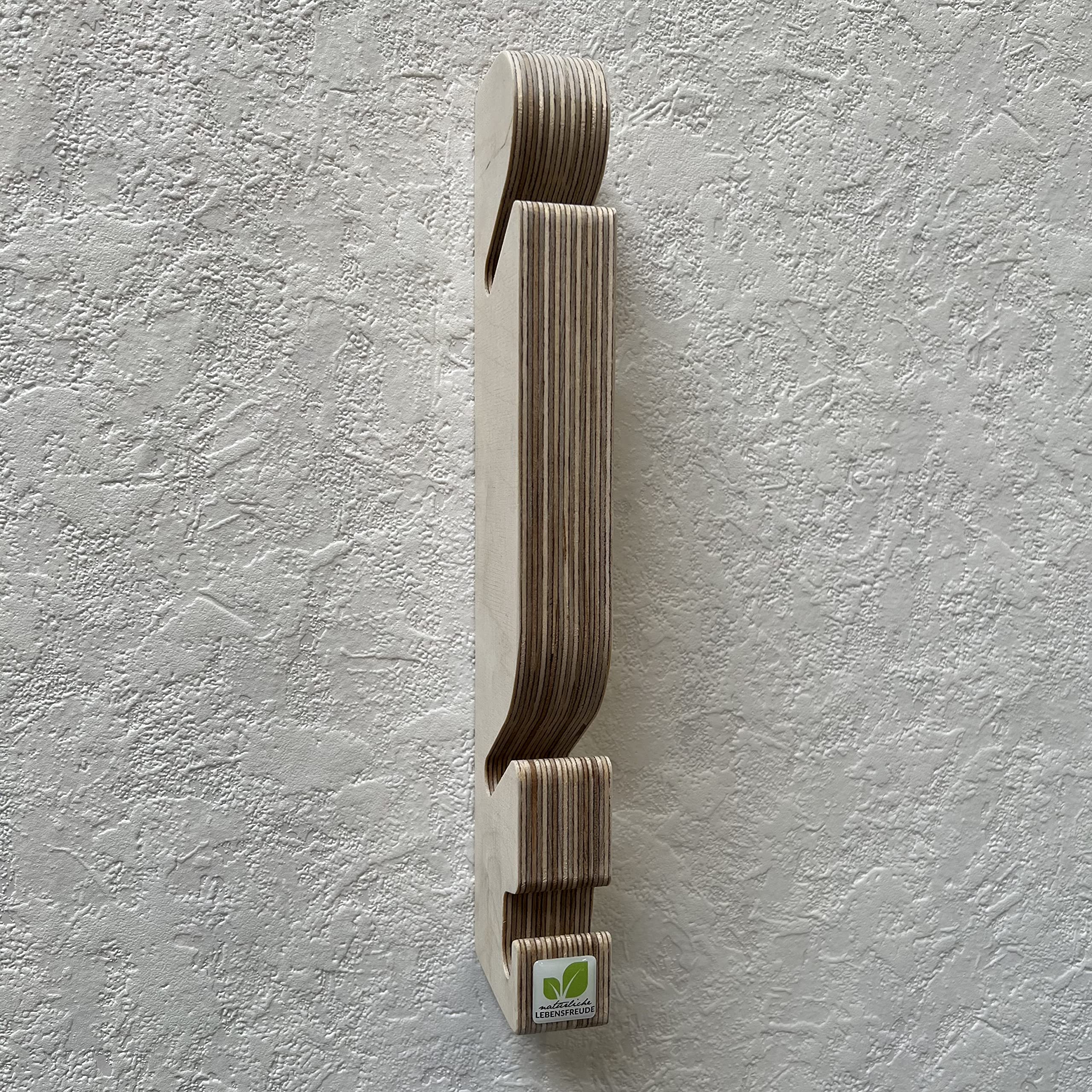 2er Skateboard Halter - Wand - Made in Germany - 2 Skateboards - Snowboard - Longboard - Wandhalter - Halterung - Holz - Plastikfrei - Nachhaltig - Organizer