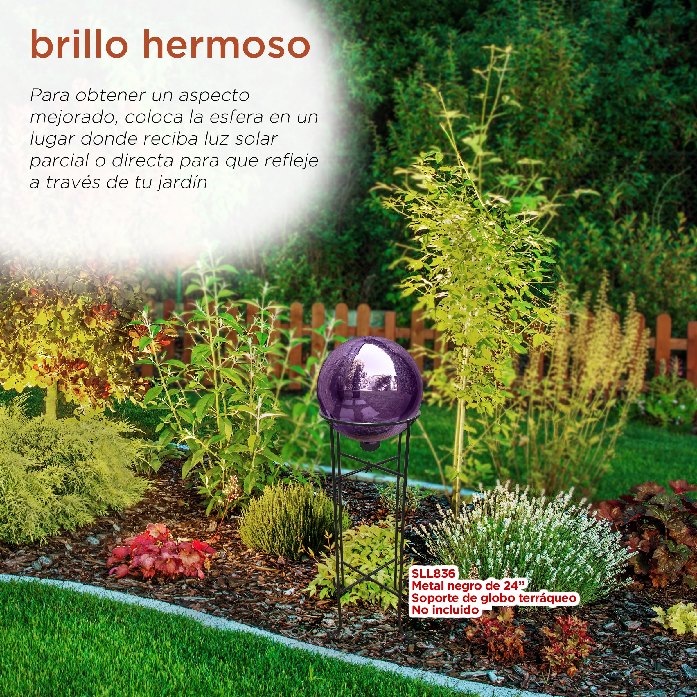 Alpine eléctrico Morado Cristal Mirando Globo, Color Morado