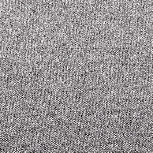 Miniatura 4 de 55 Downing Street Vanguard - Taburete giratorio de metal cromado plateado de 32 1/2 pulgadas de alto, cojín tapizado de tela gris moderna ajustable