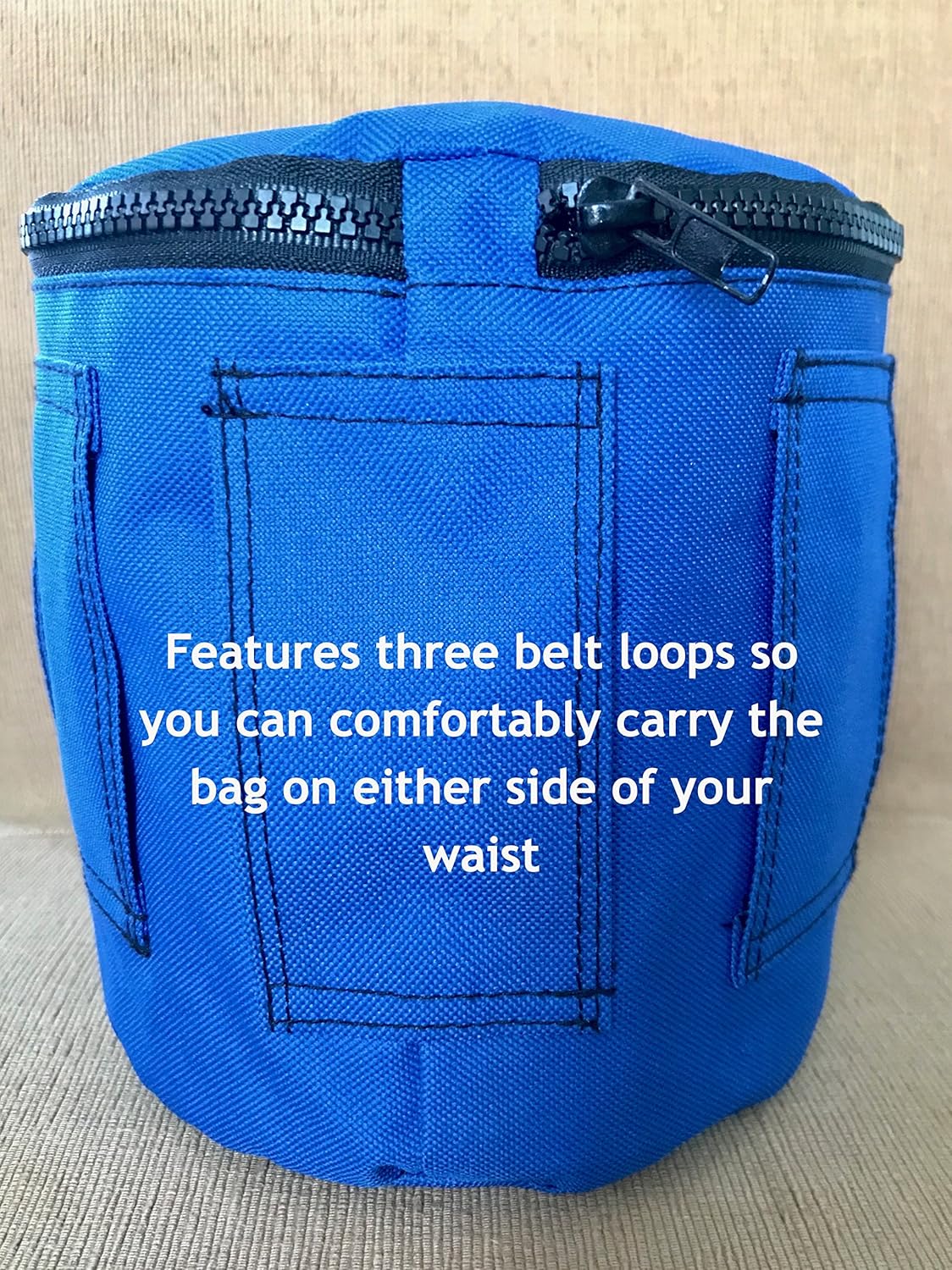 Bundle: 6300 ft Polypropylene Tomato Twine + Reusable Twine Dispenser Bag for Garden Twine String (1 Roll Twine + 1 Blue Twine Bag)