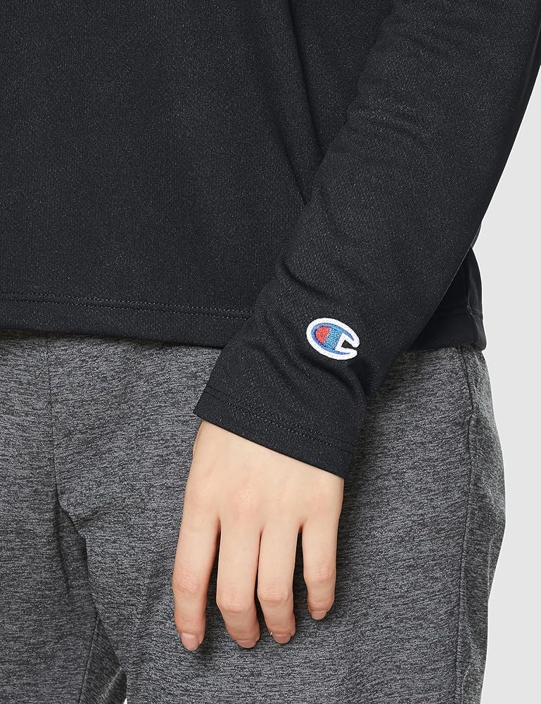 Amazon.co.jp: [チャンピオン] Tシャツ 長袖 丸首 ワンポイント