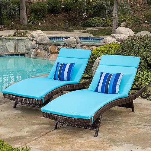 Salem Brown Wicker Adjustable Chaise Lounge Charcoal Christopher
