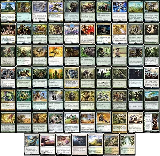 Green White Ramp/Draw/Huge Creature EDH Deck Custom Built