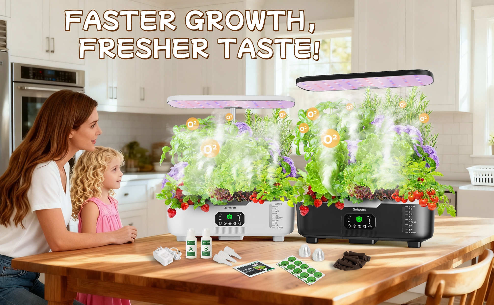 Amazon.com: Misting Hydroponic Growing System Kit 15-Pods Indoor