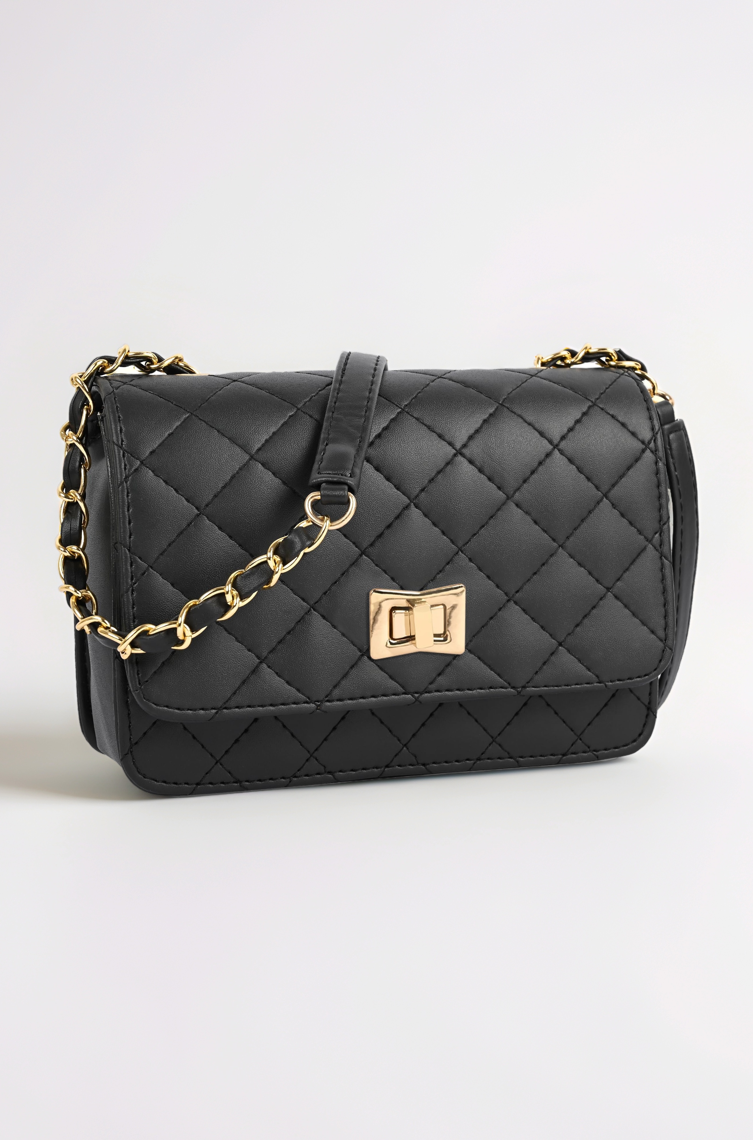 Women's Girls Quilted Cross Body Sling Bag (SL5059)