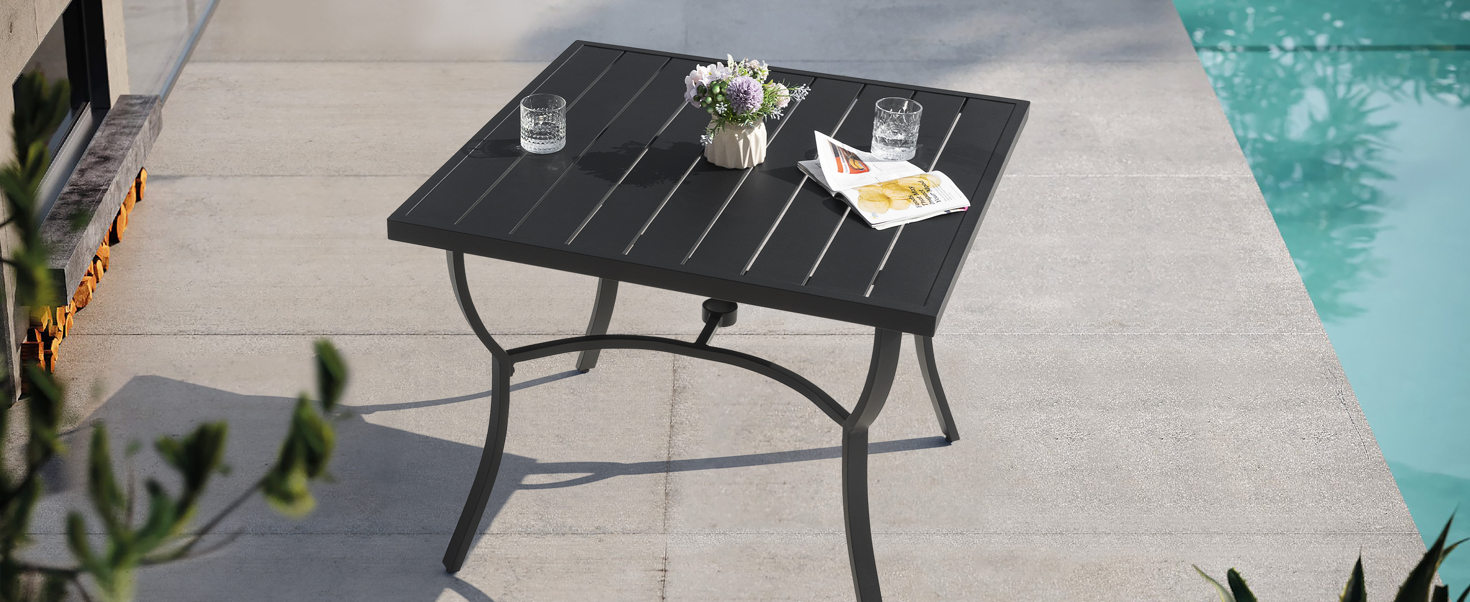Amazon.com: NUU GARDEN Outdoor Dining Table 36