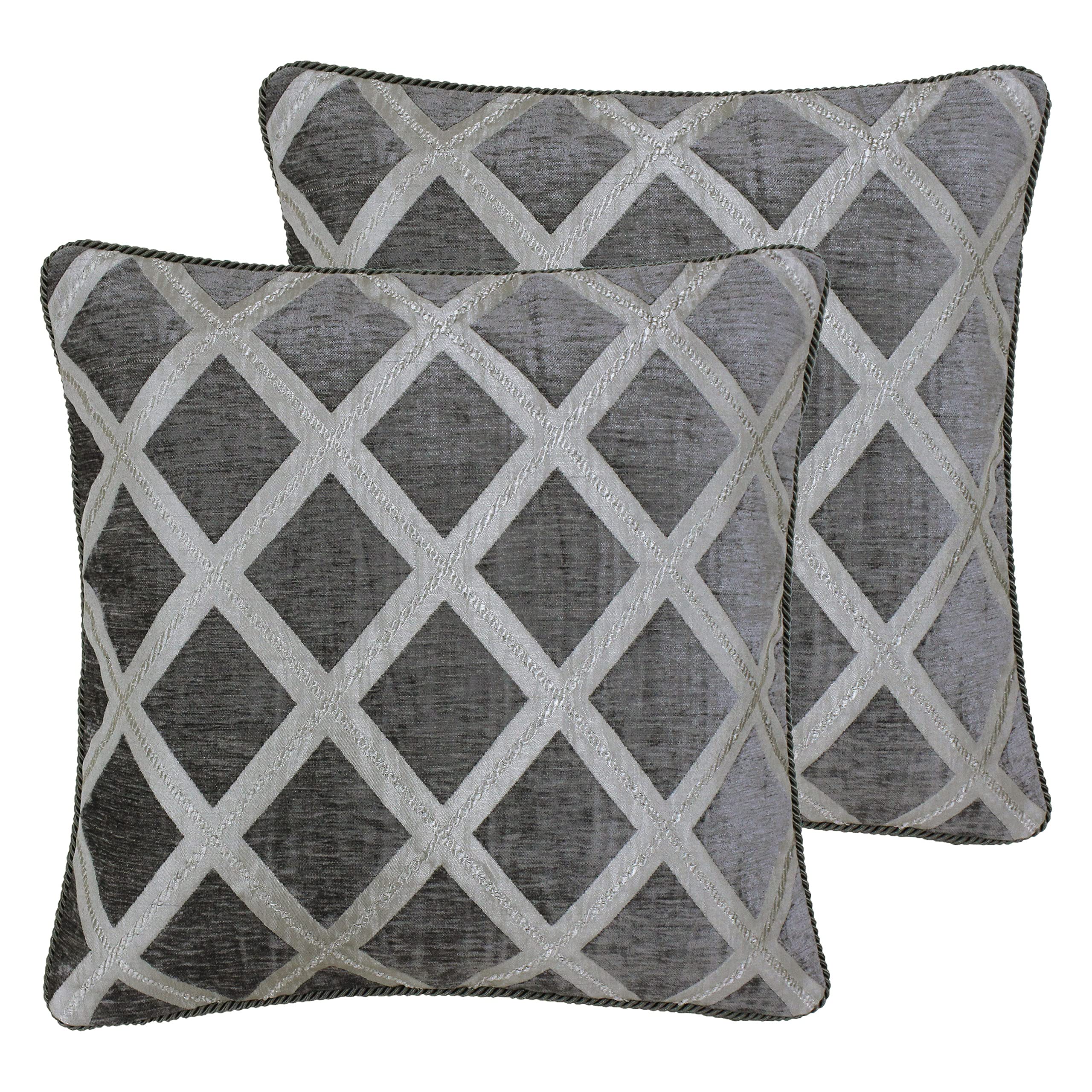Geometric Square Cushion