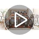 VAPUTAR Quilts Queen Size - Fall Cotton Quilt Set Quilted Bedspread Coverlet Lightweighet Bedding Set with Shams for All Season, 3 Piece Boho Patchwork Quitled Bedspread Queen Size (Dream Orange)