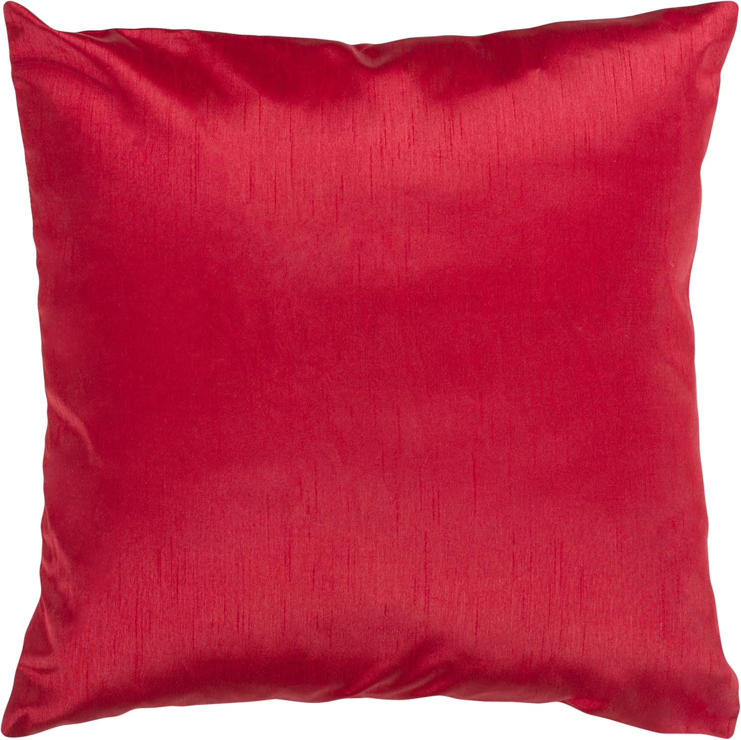 bright red throw pillows