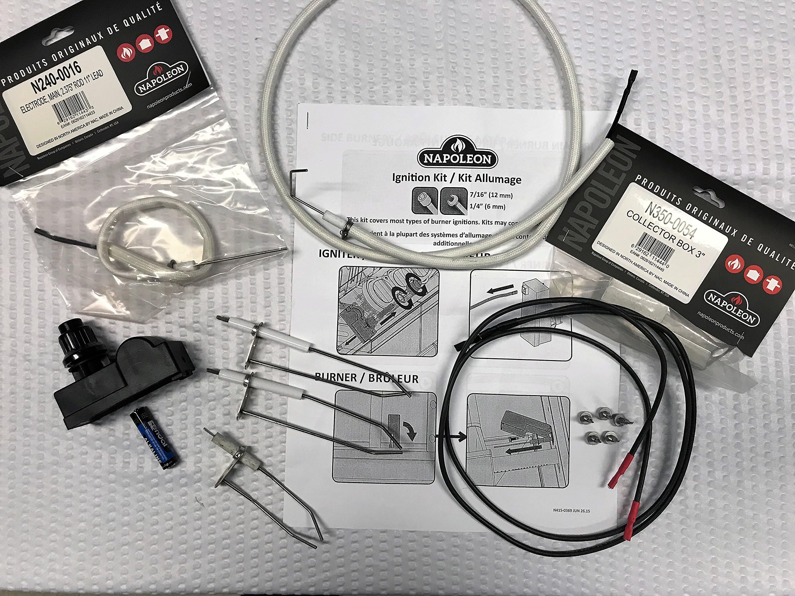 NapoleonGas Grill Prestige 308/425/485/500 Complete Igniter Kit S89001