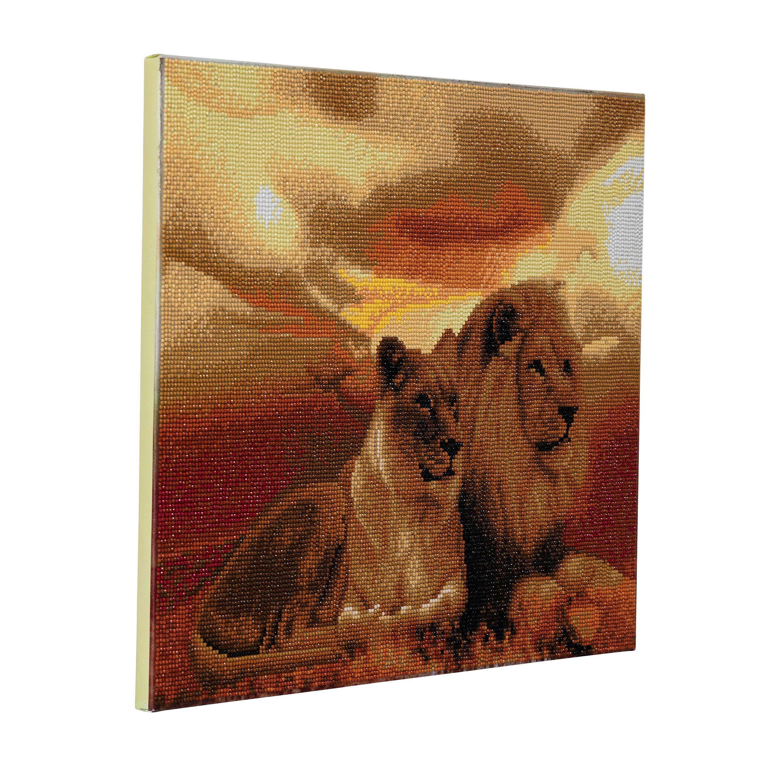 Crystal Art Lions of The Savannah