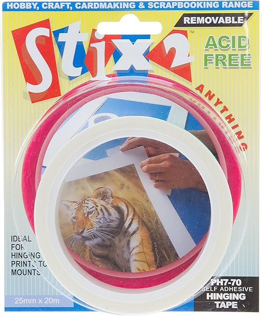 STIX 2 PH-70 Acid free Hinging Tape