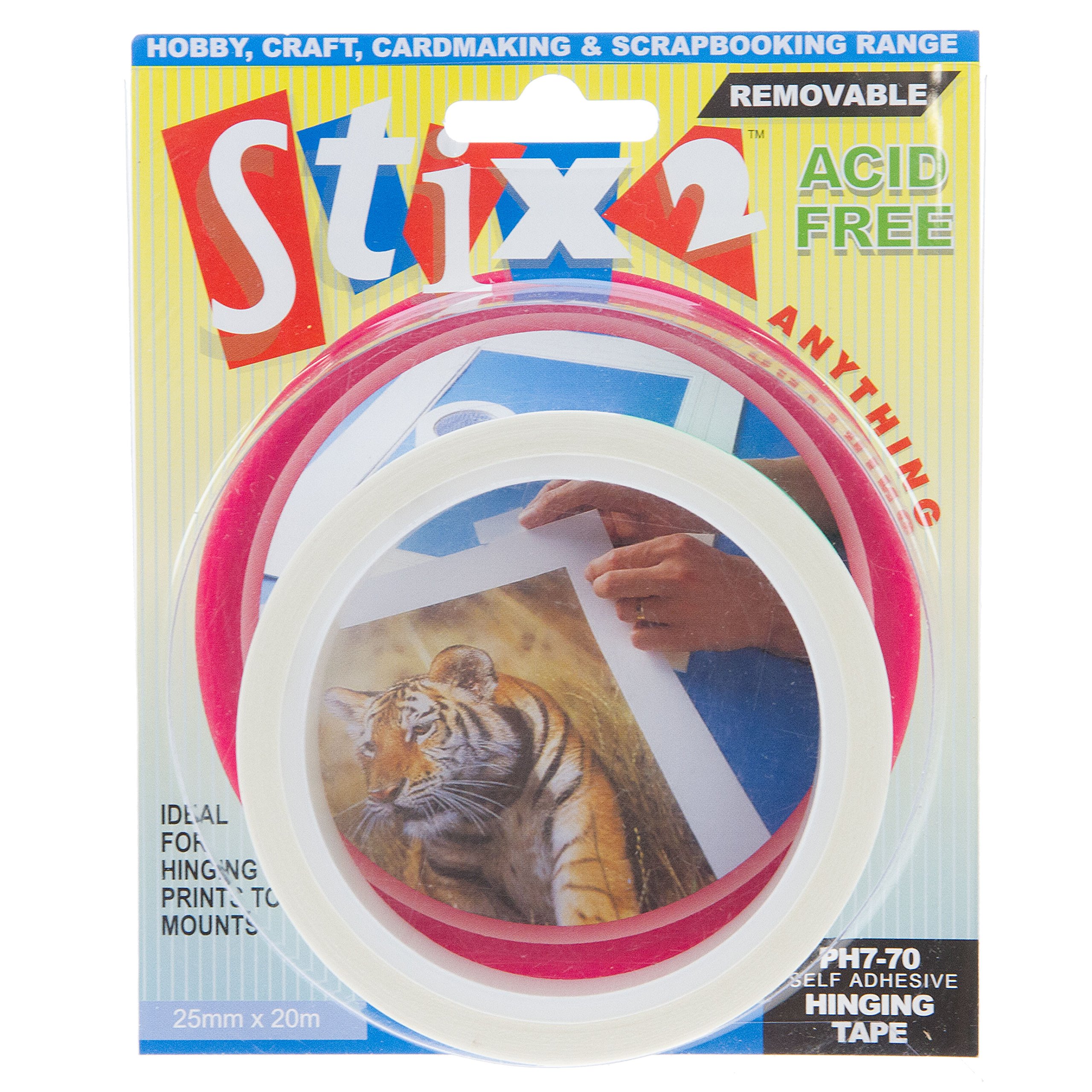STIX 2 PH-70 Acid free Hinging Tape
