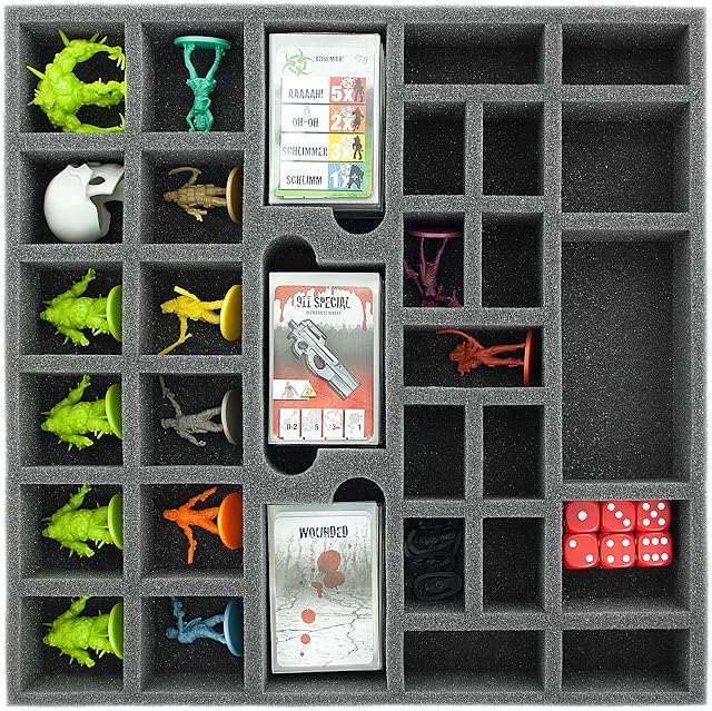 Foto 4 de 8 de Feldherr Conjunto de valores de Bandeja de Espuma es Compatible con Zombicide Toxic City Mall Box