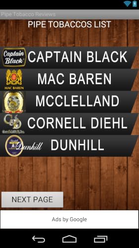 Pipe Tobacco List & Rating