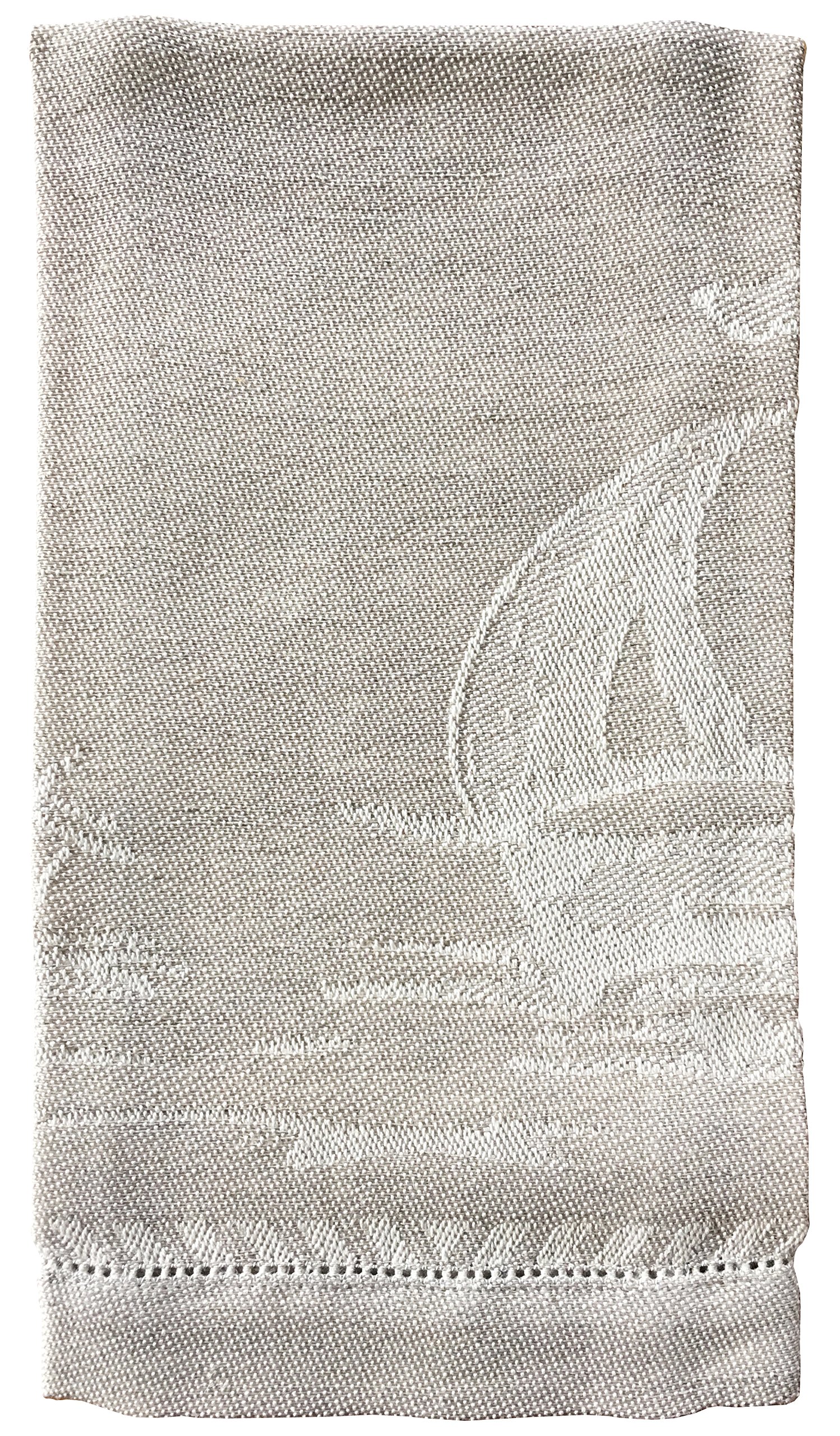 Abbiamo Tutto Sailboat Guest Towel, Natural