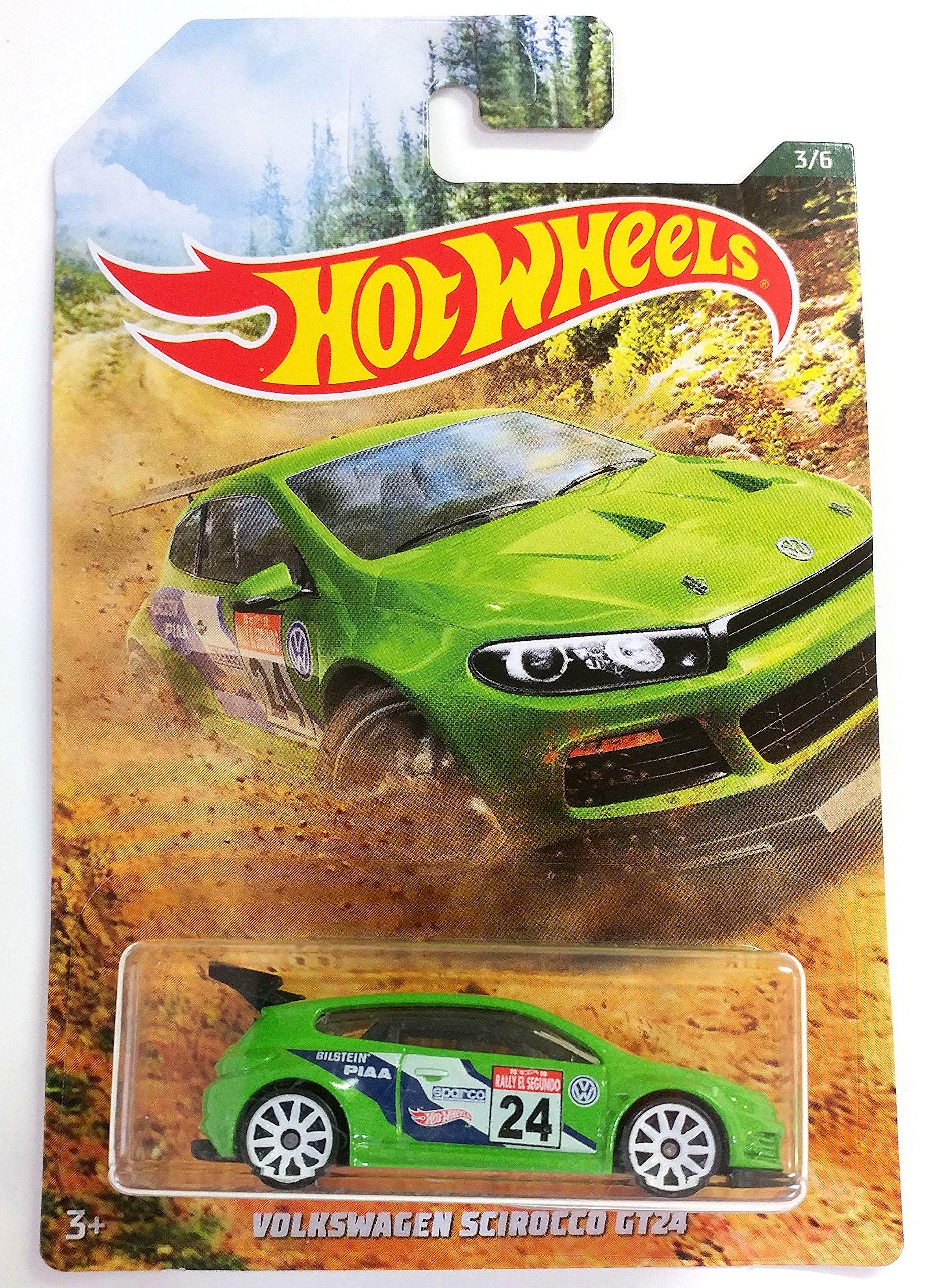ミニカー Hot Wheels Volkswagen Scirocco& Race Day Hot Wheels 2019 Volkswagen Scirocco GT24 Rally Sport Series 3/6