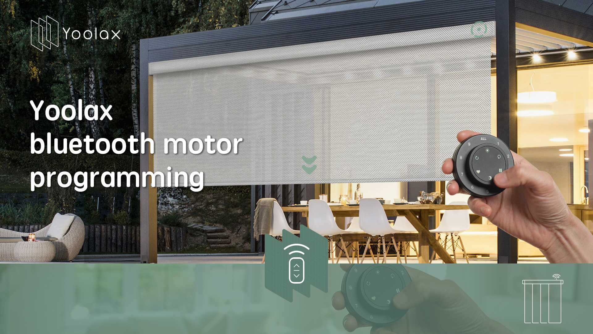 Amazon.com : Yoolax Customized Motorized Outdoor Shades, Smart
