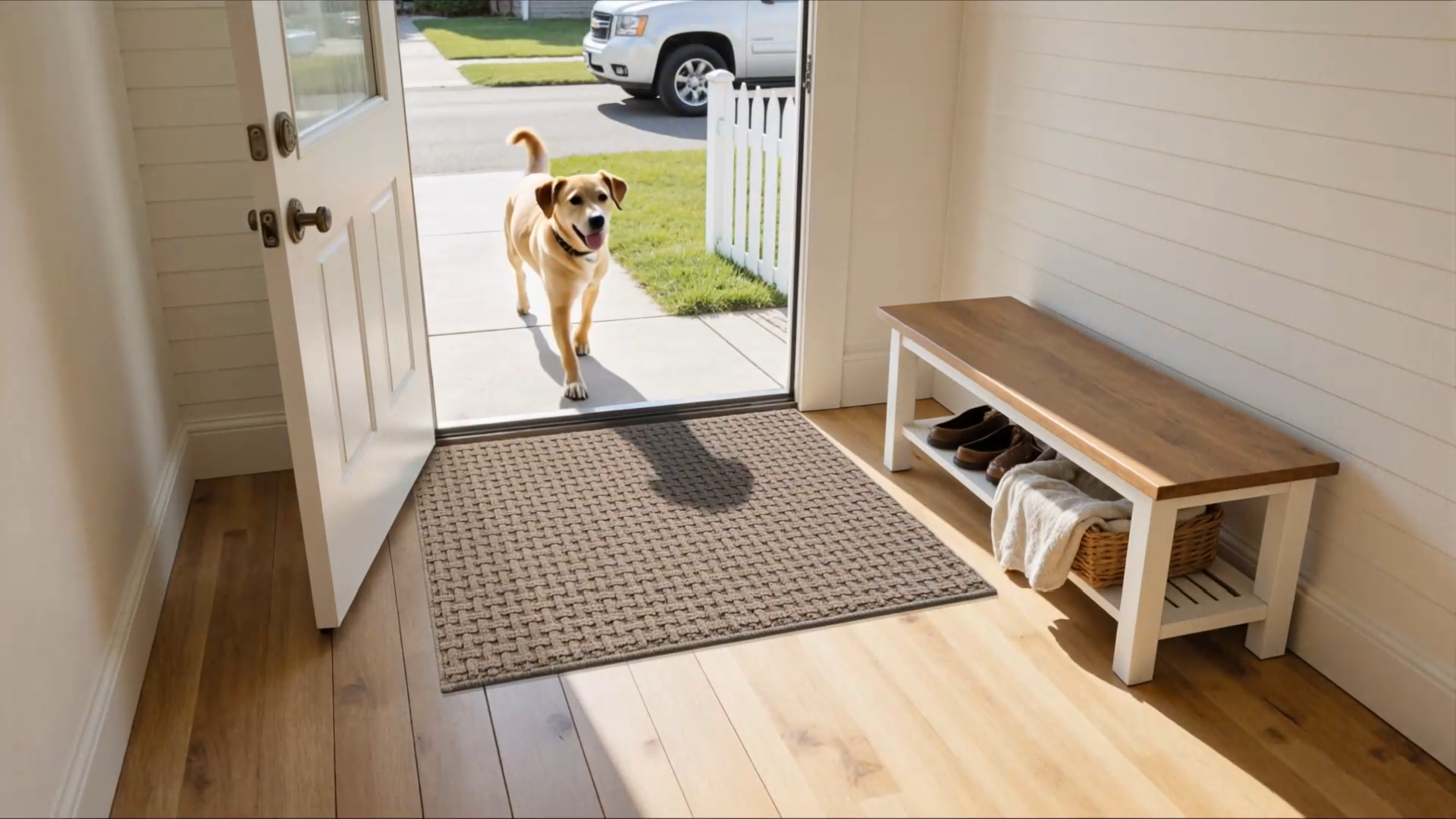 Amazon.com: LUMI Washable Door Mat Indoor Entrance 24x36, Dirt