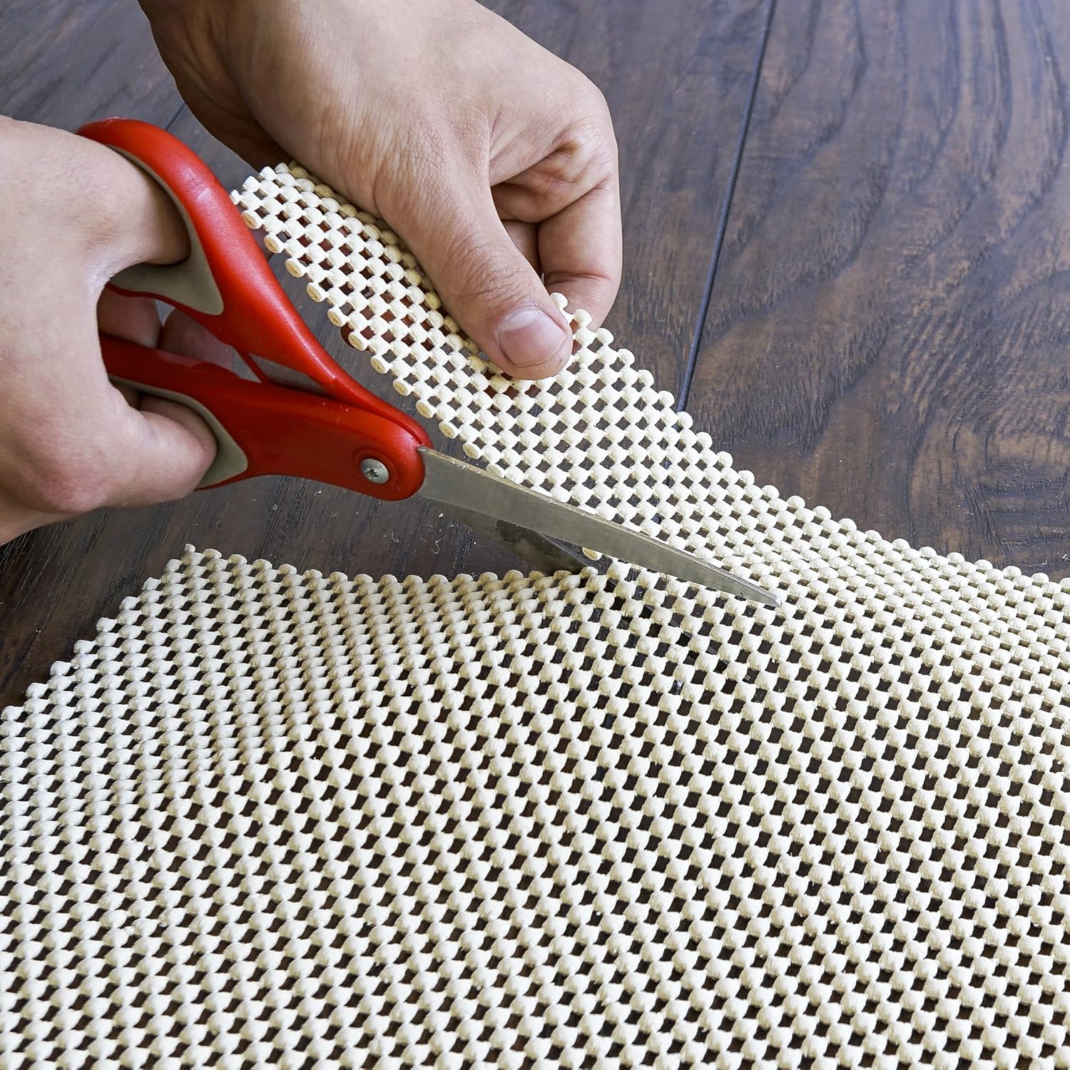Natural Rubber Non-Slip Beige Rug Pad 3' x 5'