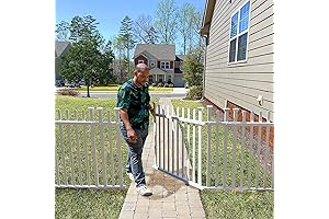 Zippity Outdoor Products No-Dig Vinyl Gate Kits for A Better Fence And...