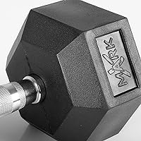 Vista 4 de XMark Rubber Hex Dumbbell Weight Sets, 380 lb to 550 lb Dumbbell Sets With Dumbbell Storage Rack, Complete Your Home Gym with an Adjustable Dumbbell