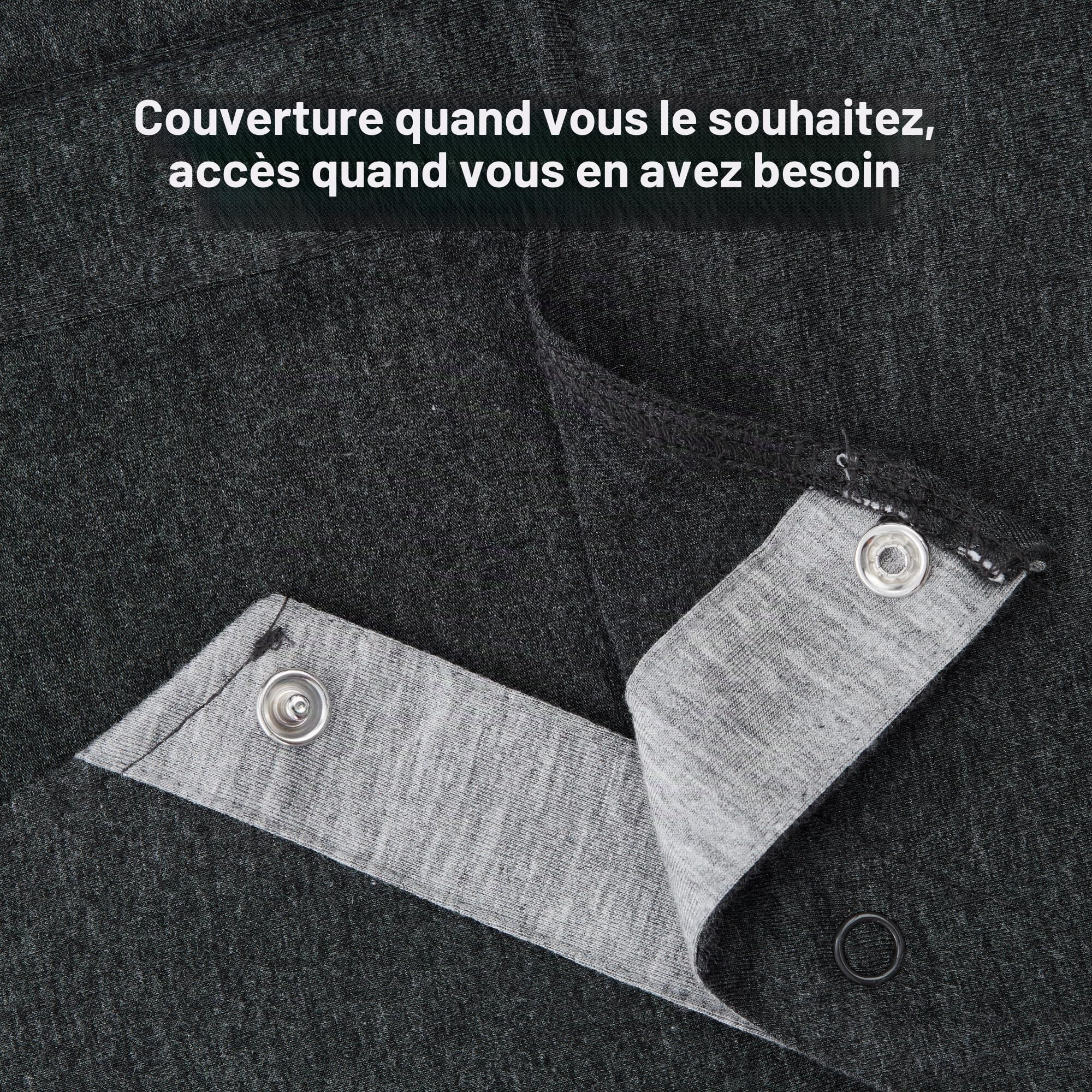 FridaBaby Robe d'accouchement et d'allaitement | Accès peau à peau facile à enclencher, sans étiquette pour les soins infirmiers et couverture complète dans le dos