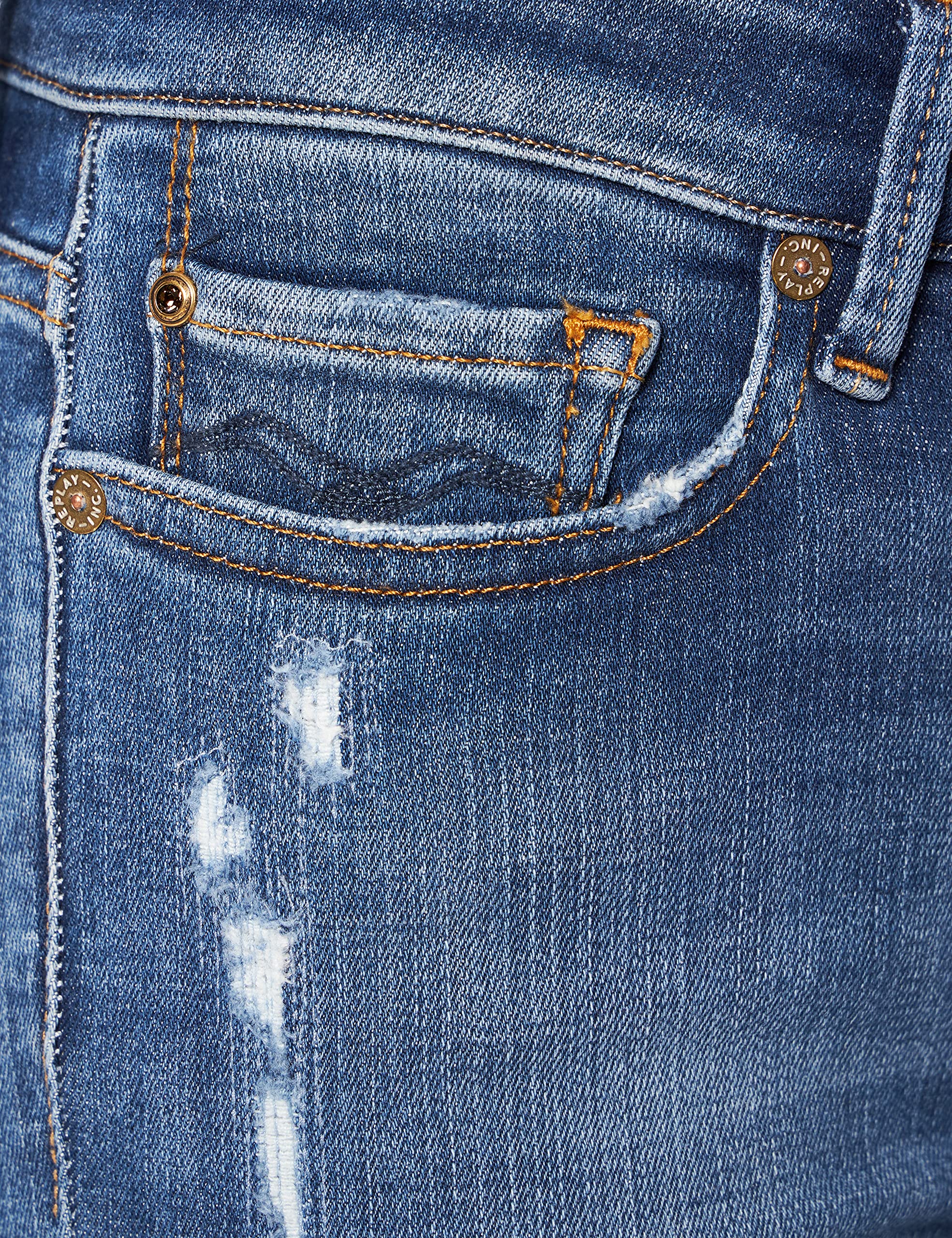 REPLAY Damen Jeans Luzien Skinny-Fit