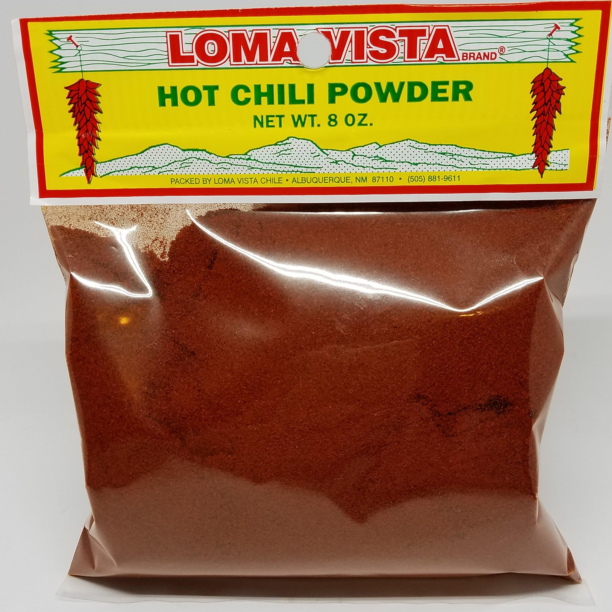 Chimisa Brand MediumHot New Mexico Red Chili Powder, 6