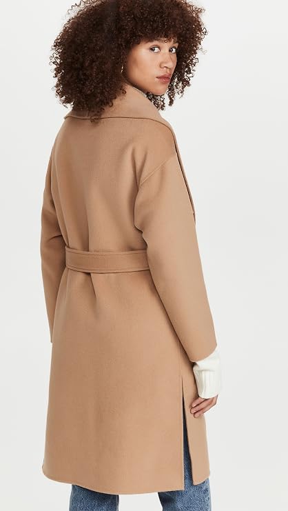 Luxurious Wool Wrap Coat by MACKAGE