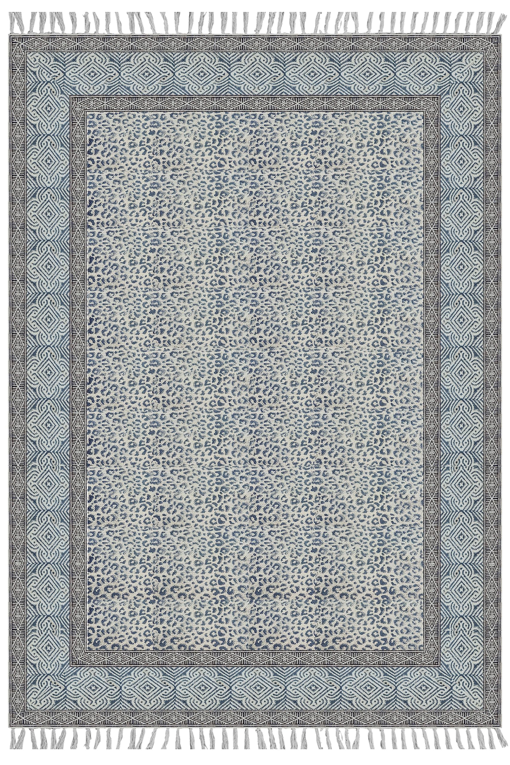 Tapis de sol indien en coton pour embellir votre couloir et entrée
