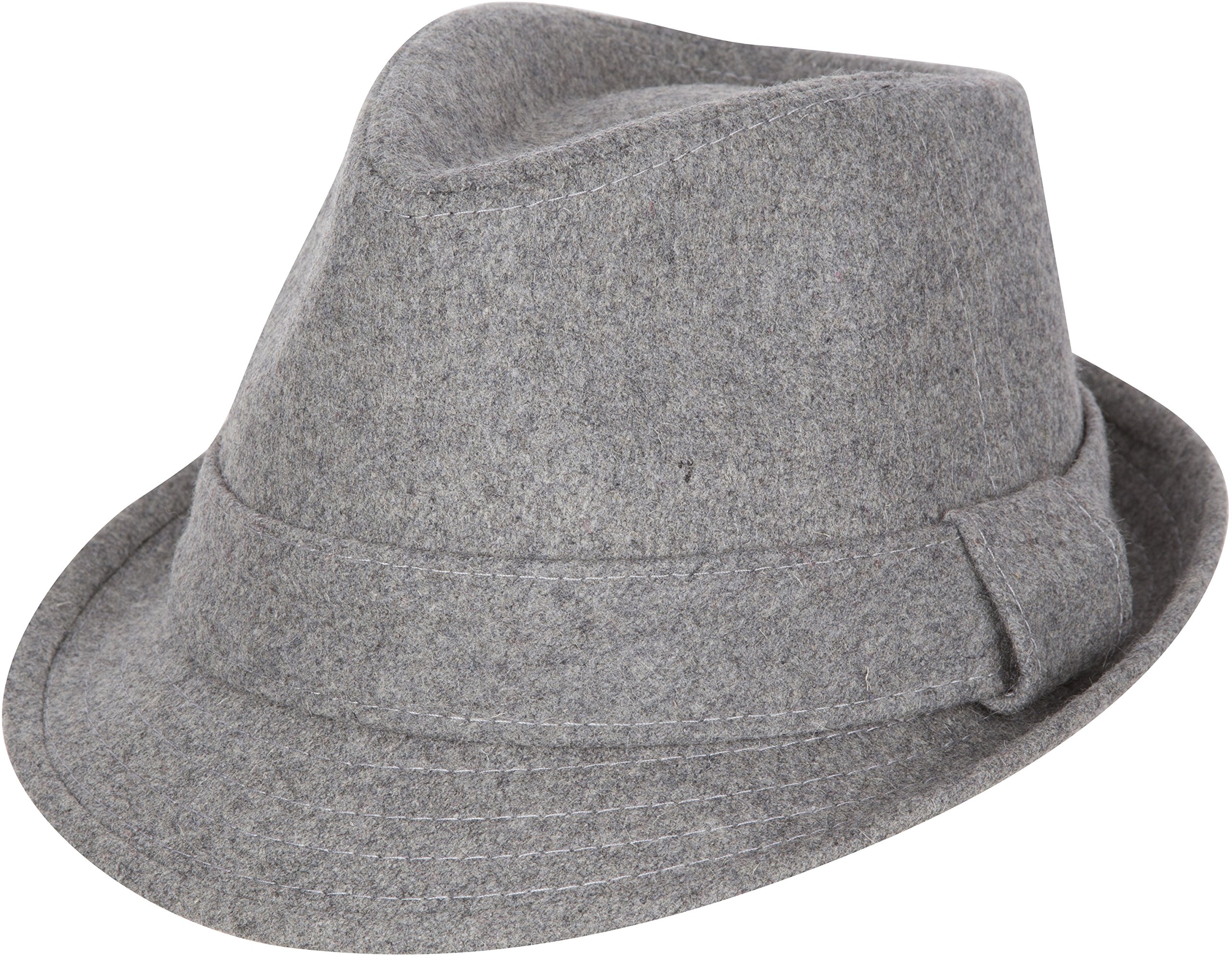 Sakkas Unisex Structured Wool Fedora Winter Hat (3 Colors)