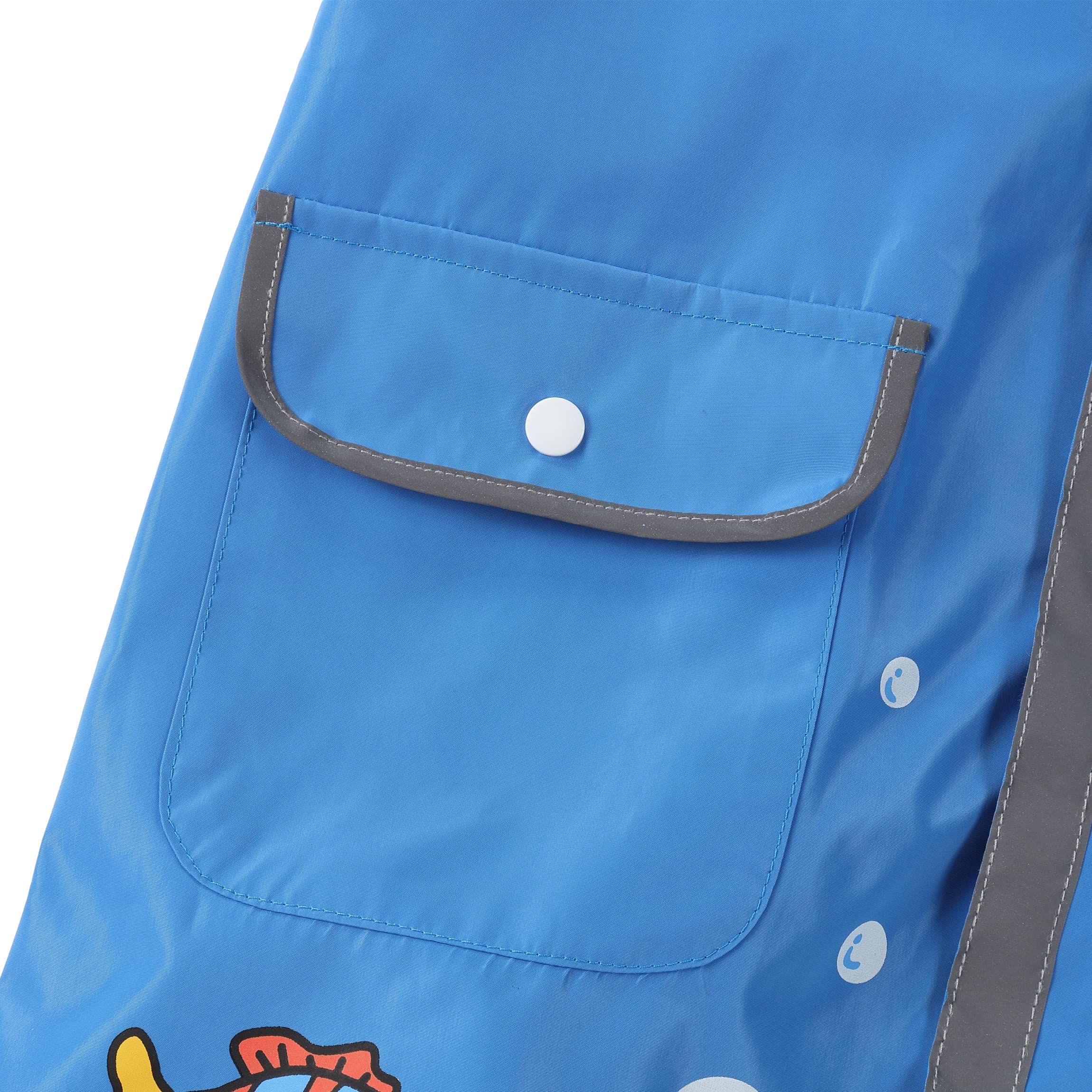 Bambino Abbigliamento antipioggia Bambini Ragazzi Ragazze Impermeabile Bambini Poncho Impermeabile Con Cappuccio Carino Cartoon Rain Jacket 2-10 Anni
