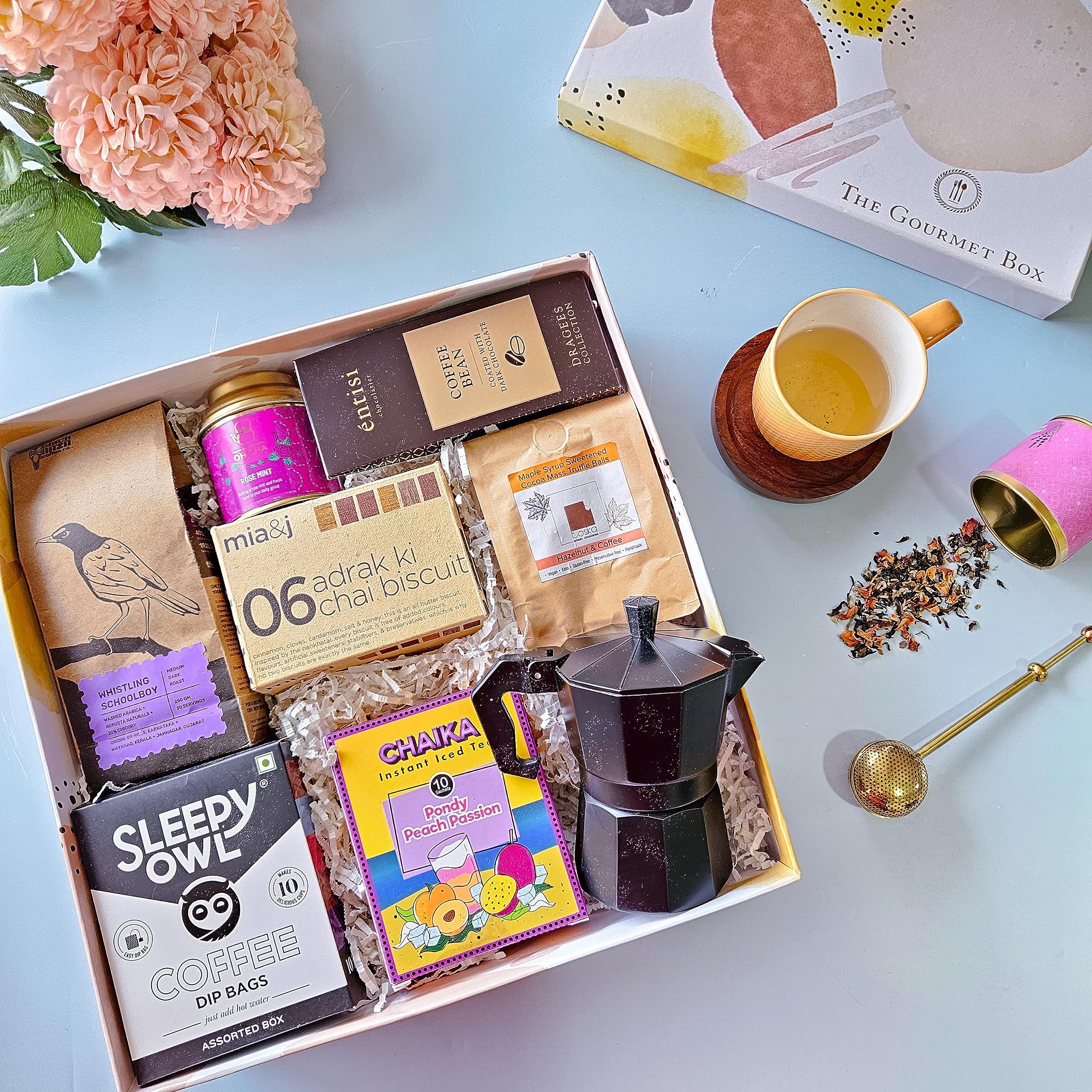 Brew Lovers/Tea & Coffee Gift Hamper - The Gourmet Box : Amazon.in