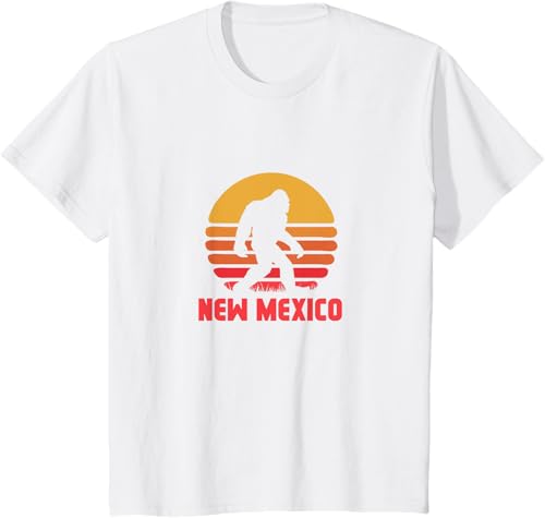 Miniatura 15 de Bigfoot New Mexico State Sasquatch Yeti Urban Legend Retro T-Shirt Black,Asphalt Grey,White,Silver Grey,Brown,Olive Green,Lemon Yellow,Dark Heather