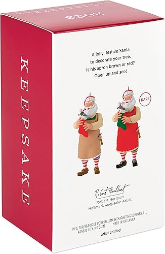 Miniatura 4 de Hallmark Keepsake Adorno de Navidad 2023, misterio sorpresa de Papá Noel, regalos de coleccionistas de Papá Noel