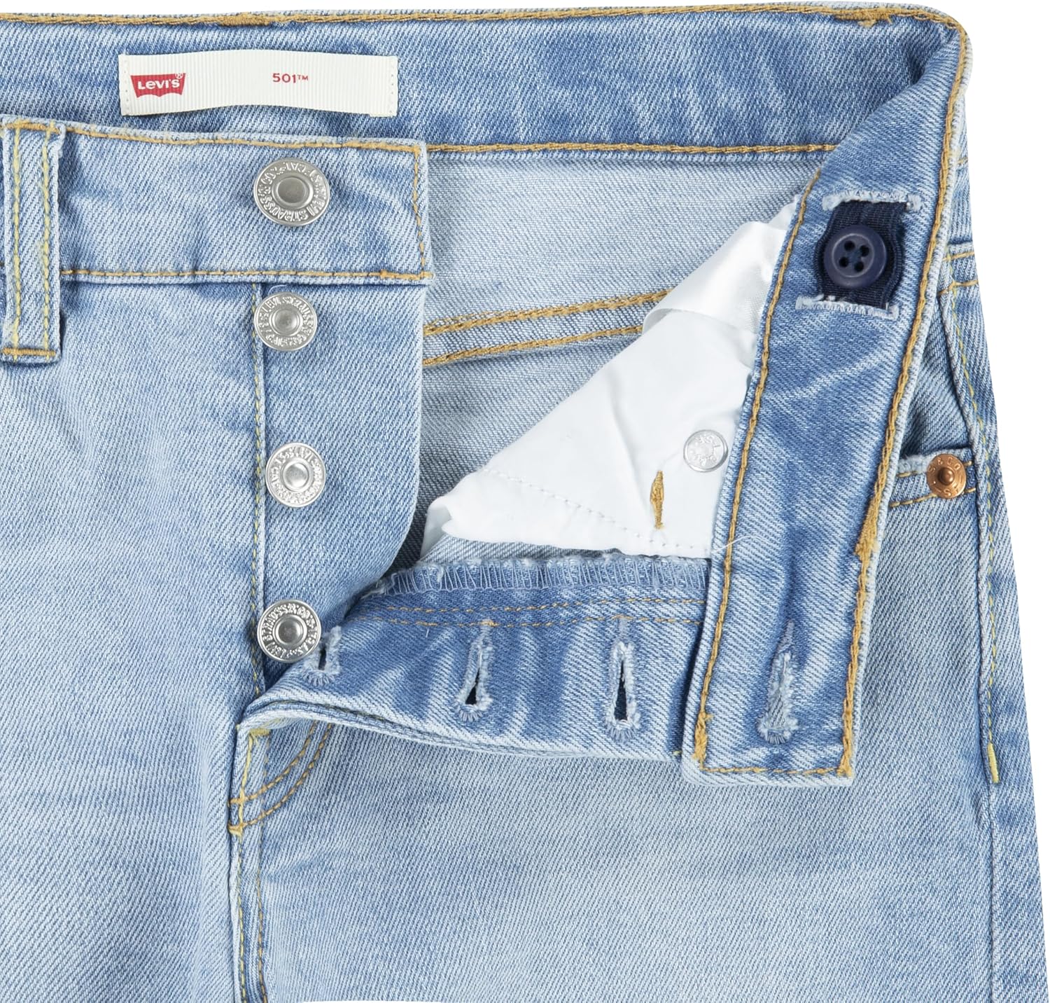 Levi's Girls 501 Original Denim Jeans - Image 6