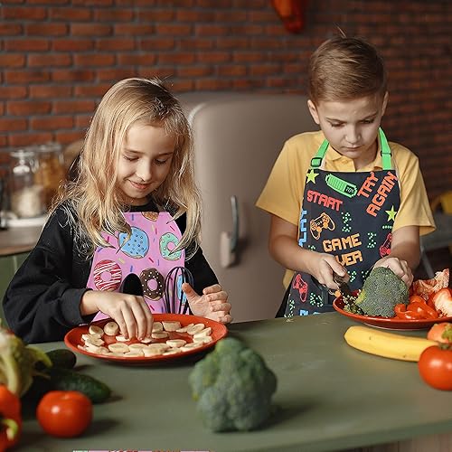 Miniatura 6 de Delantal para niños - cocina, jardinería, artista, pintura, limpieza, horneado, cerámica, chef, cocina, regalo para niños, niñas