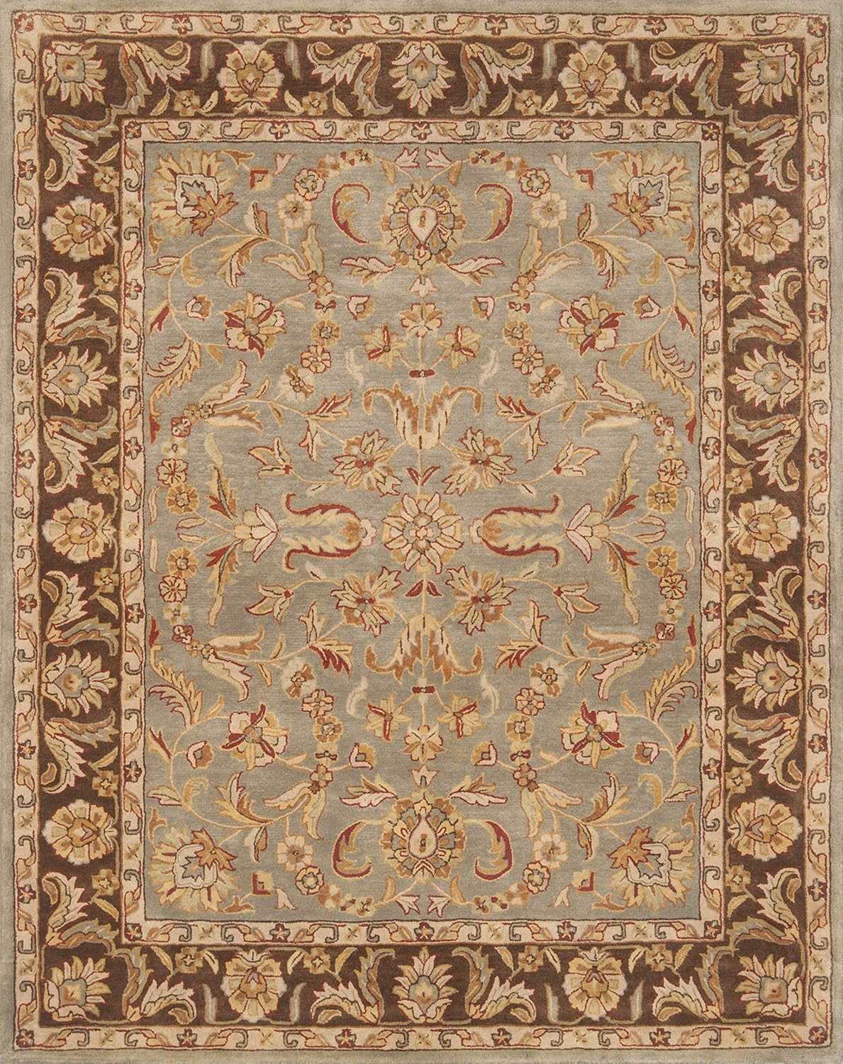 Amazon.com: Continental Rug Company Pardis Rug, 7'9'' x 9'9'', Gray ...