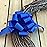 Royal Blue Decorative Gift Pull Bows - 5 Wide, Set of 10, Police Support, 4th of July, Baby Shower, Birthday, USA, Veterans Day, Christmas Tree
