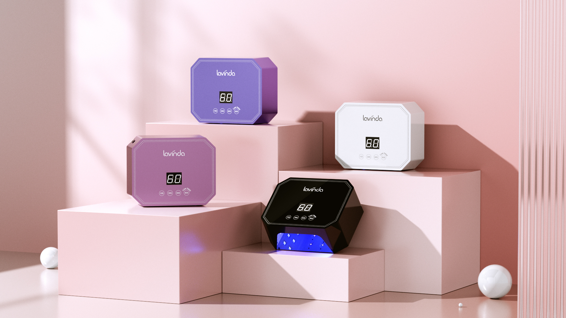 Amazon.com : Lavinda 54W UV LED Nail Lamp – Plug-in Gel Nail Light