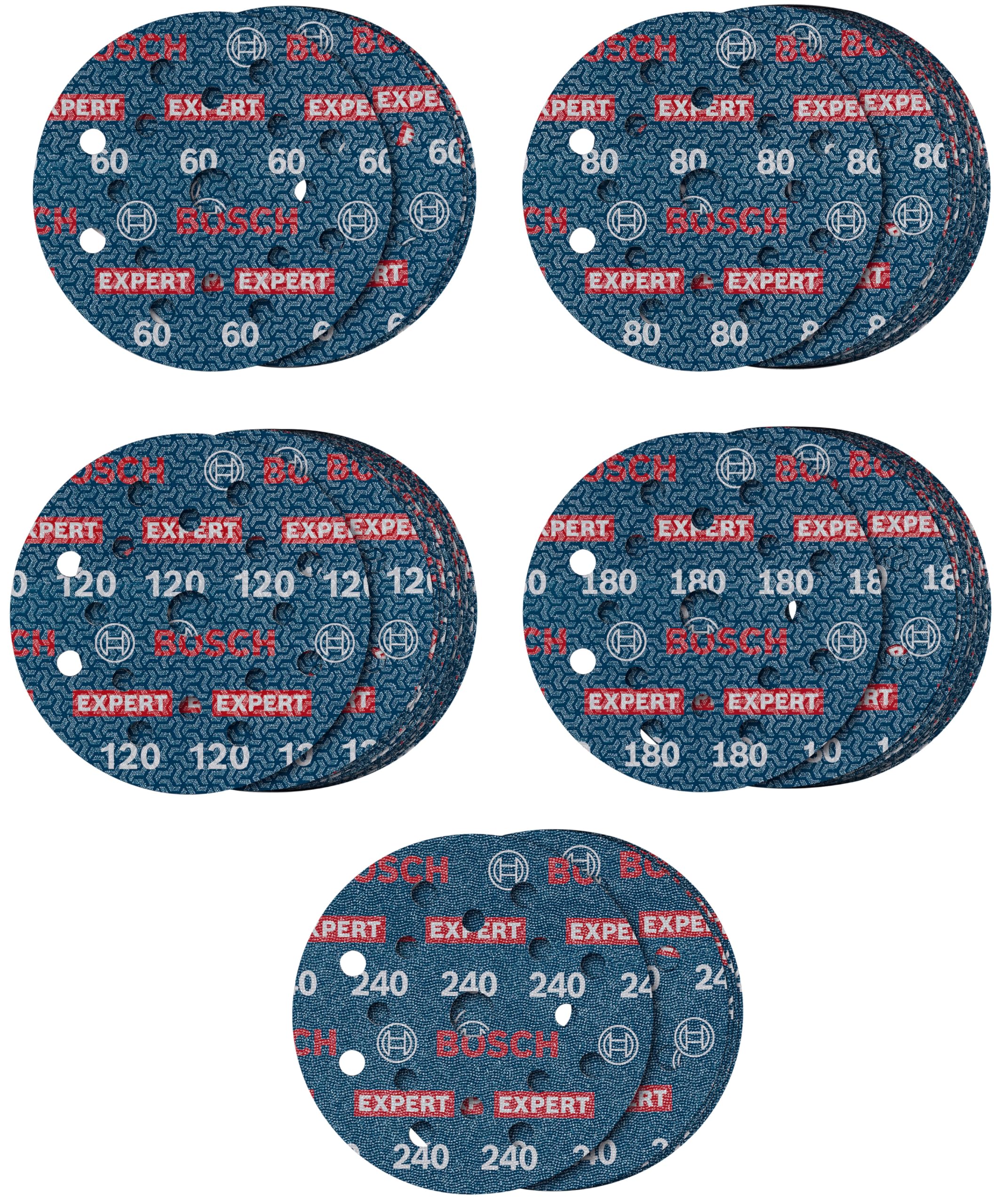 Bosch Professional Bosch Expert O780 Foil Sanding Discs 125Mm
