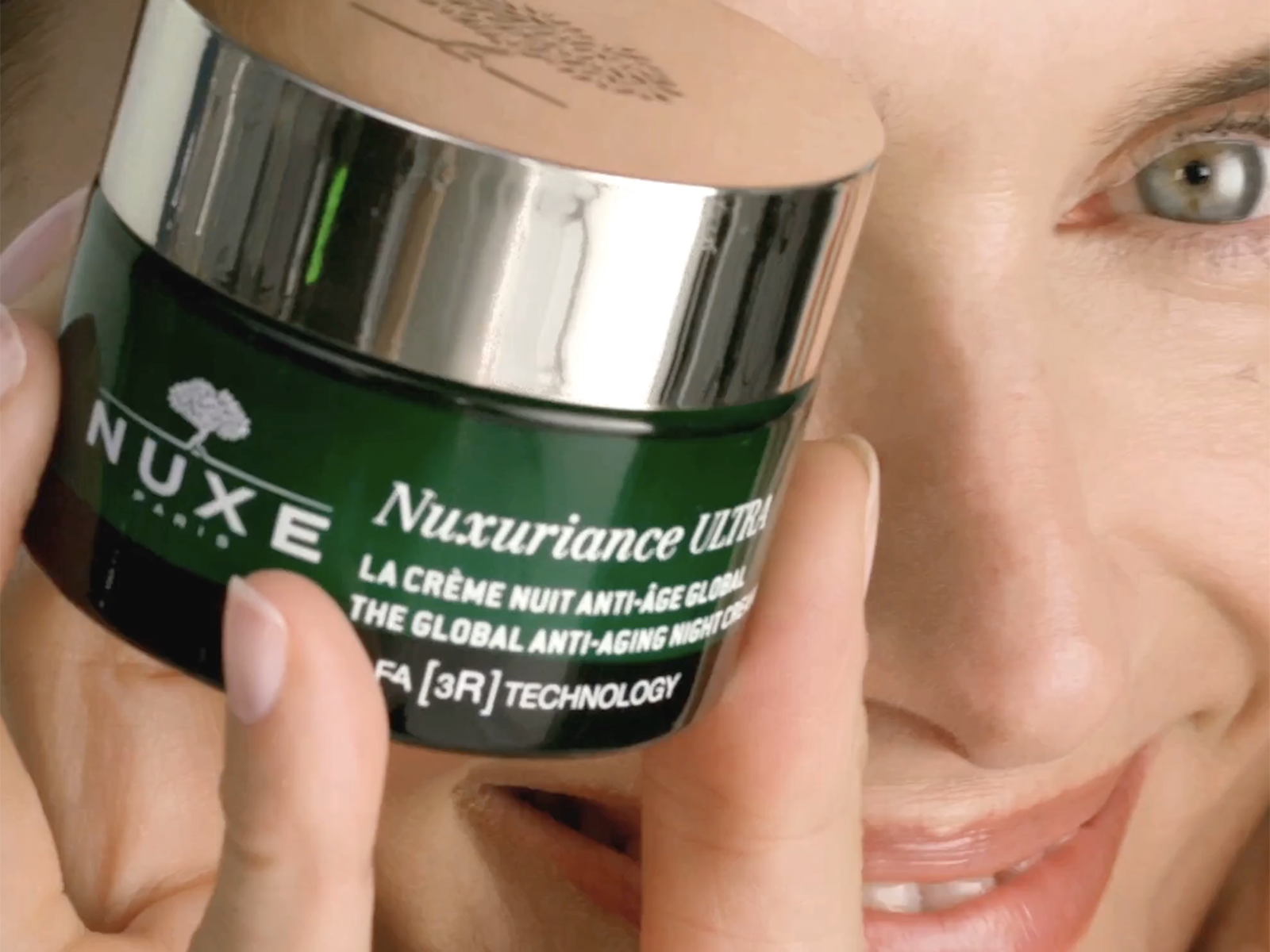Nuxe Nuxuriance Ultra Global Anti-Aging Night Cream with Hyaluronic Acid and ALFA 3R Technology, Revitalize, Renewing, Resurfacing Treatment, 1.7 fl oz